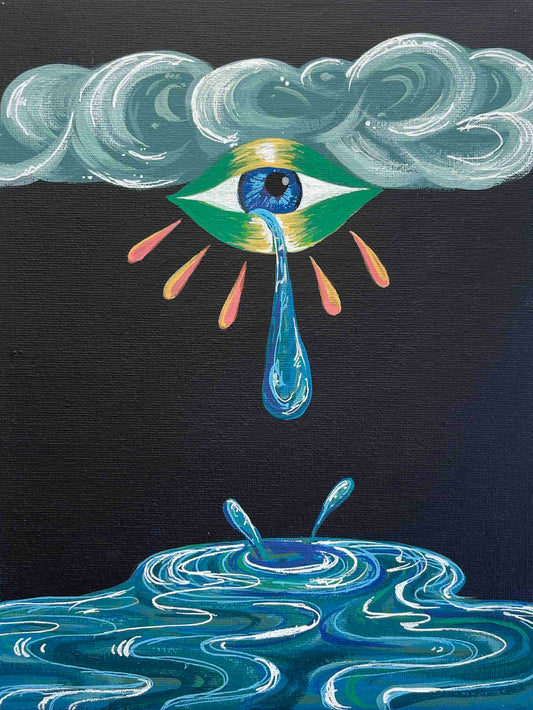 Eye of Hope 8"x10" Original Painting